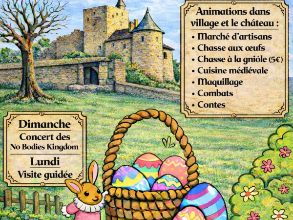 Dim. 5 et lun. 6 avril : Brancion fête Pâques