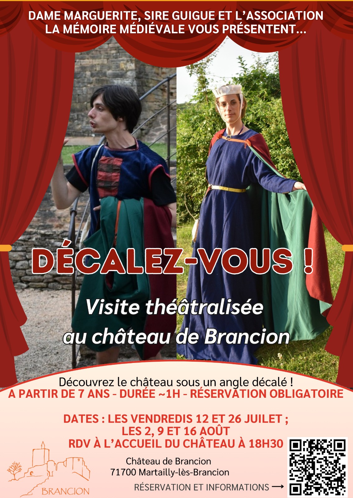 Visite théâtralisée le vendredi en juillet et août
