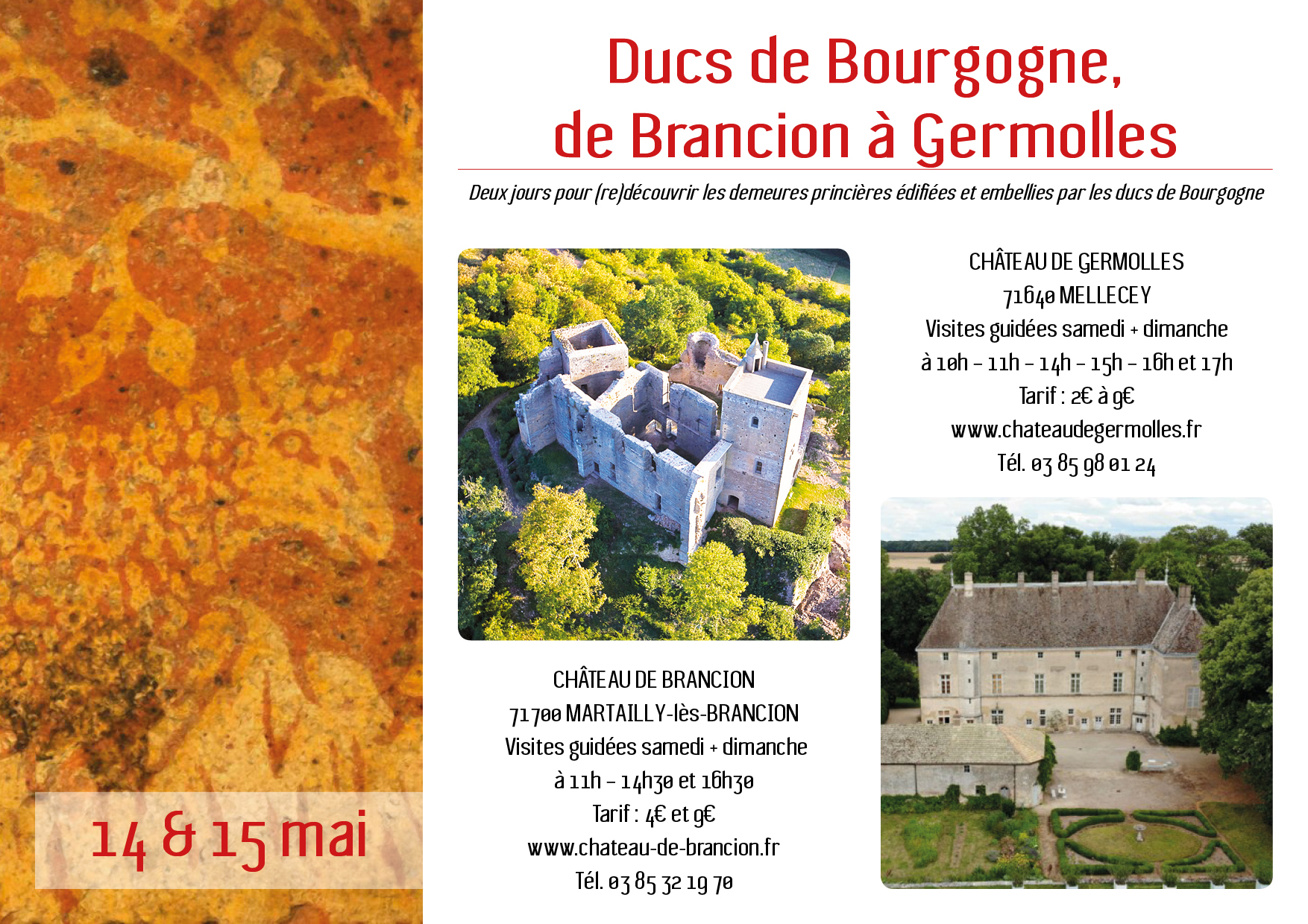 Ducs de Bourgogne, de Brancion à Germolles
