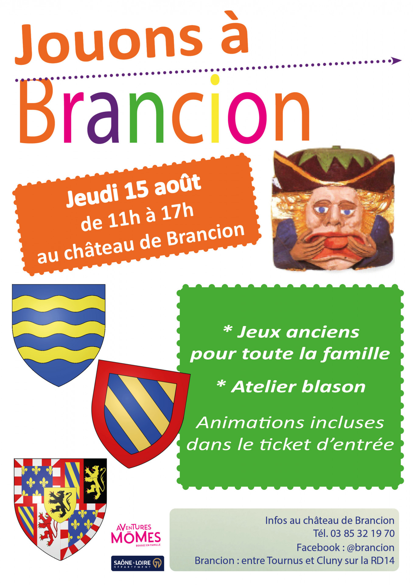15 août : Jouons à Brancion !