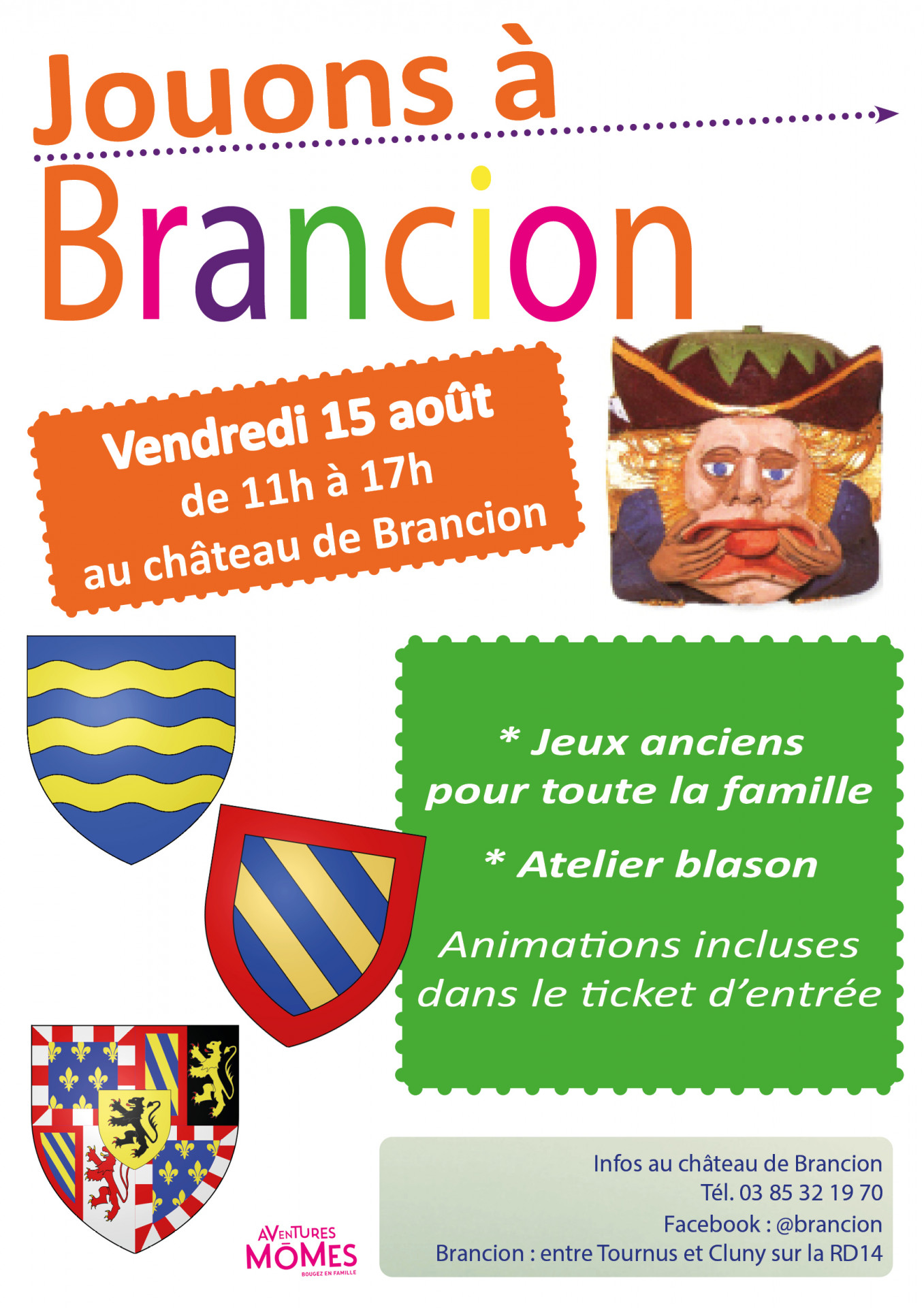 Jouons à Brancion - vend. 15 août