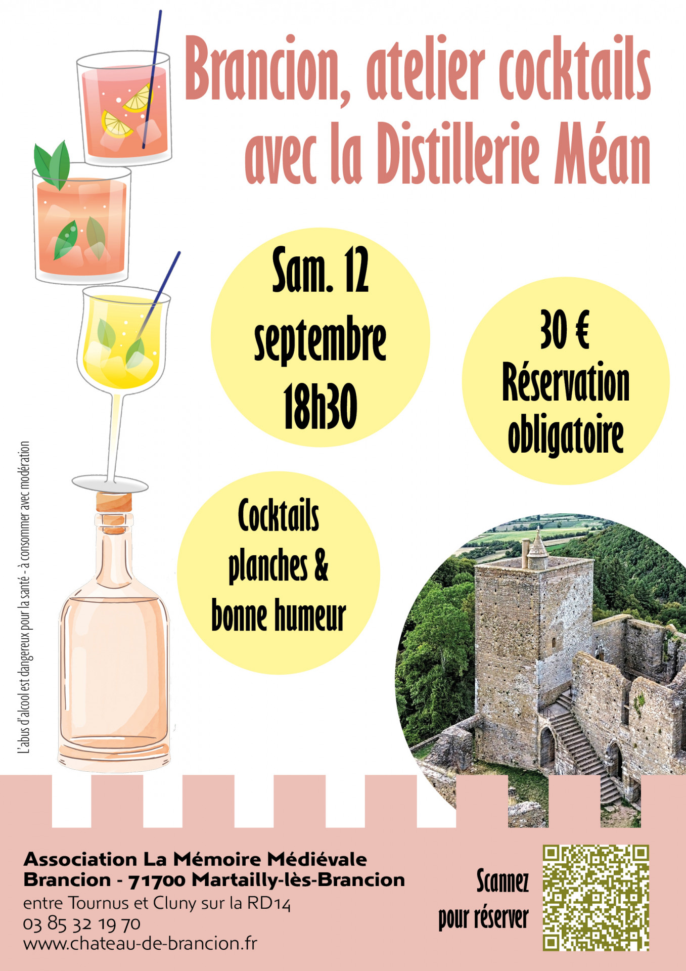 Atelier cocktails samedi 12 septembre