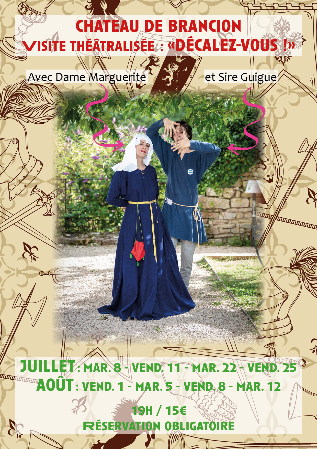 Visite théâtralisée en juillet et août