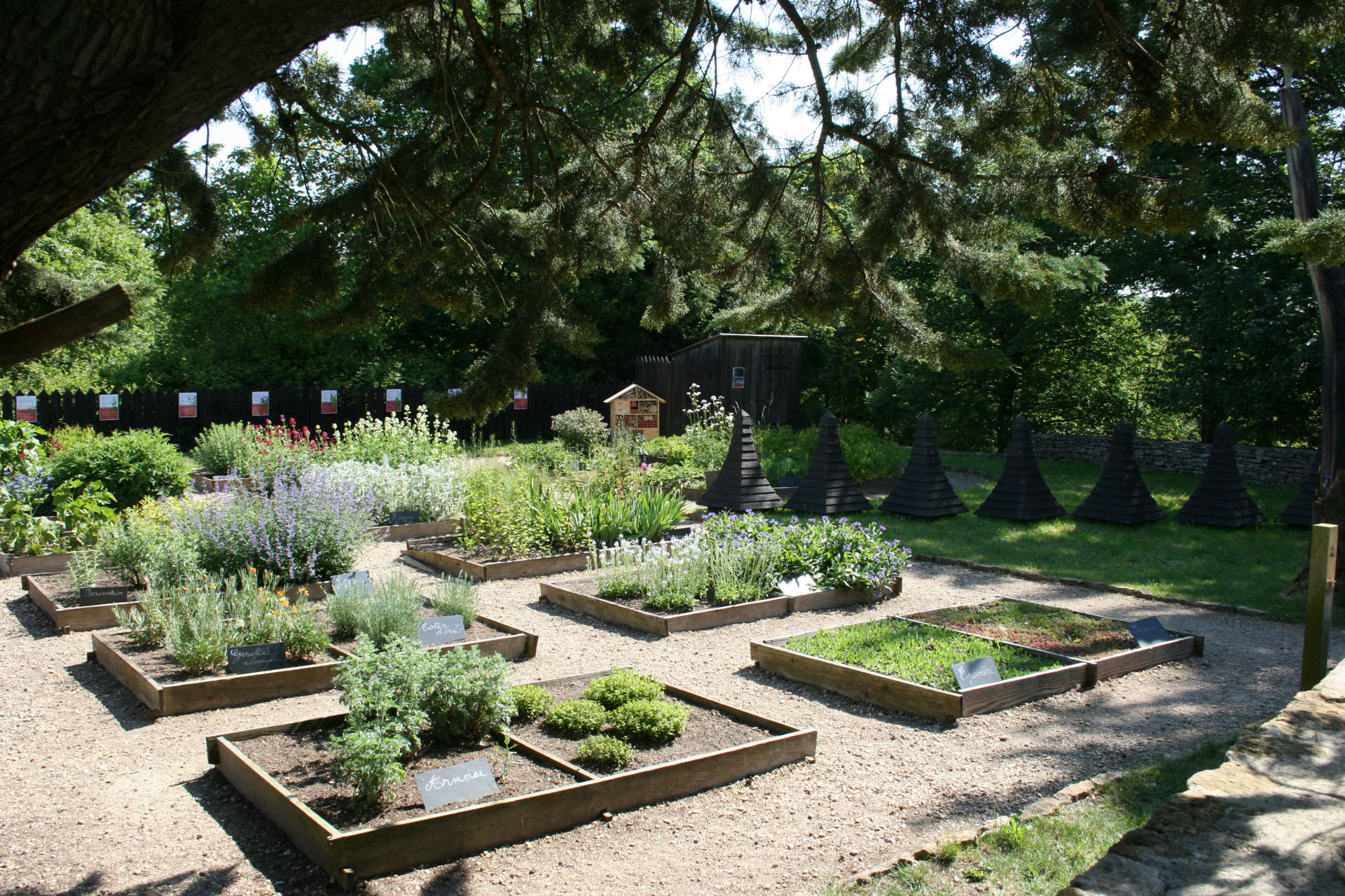 Jardin de simples de Brancion